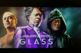 The Glass is an American superhero thriller from 2019, written, produced and directed by M. Night Shyamalan. The film is a sequel to Shyamalan's earlier films Unbreakable (2000) and Split (2016)