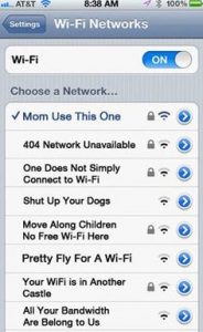 Best Clever Wi-Fi Names